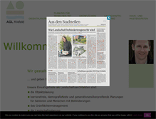 Tablet Screenshot of agl-krefeld.de
